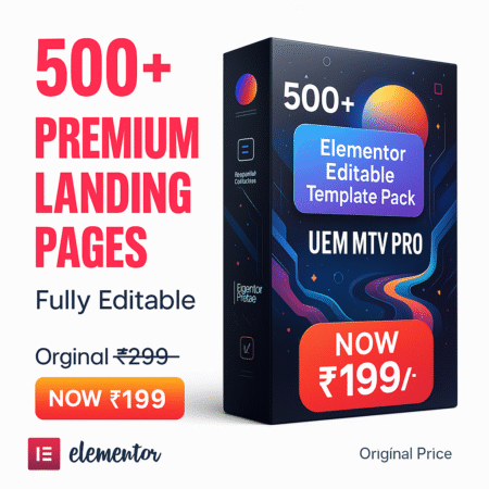 500+ Premium Landing Page Templates